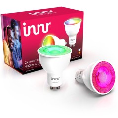 INNR Lighting Smart Spot GU10 RGBWCCT - Dimmable Color Changing LED Spotlight for Ultimate Ambiance
